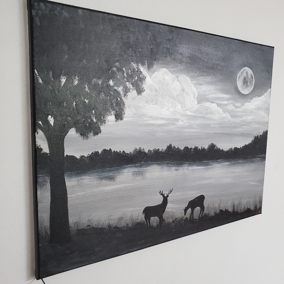 "Midnight Drink" Original Art - Picture 4 of 4